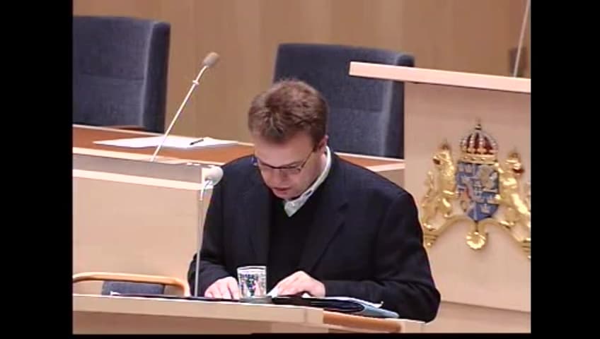 Stillbild från Interpellationsdebatt, Merkostnadsersättningen för plusjobb 