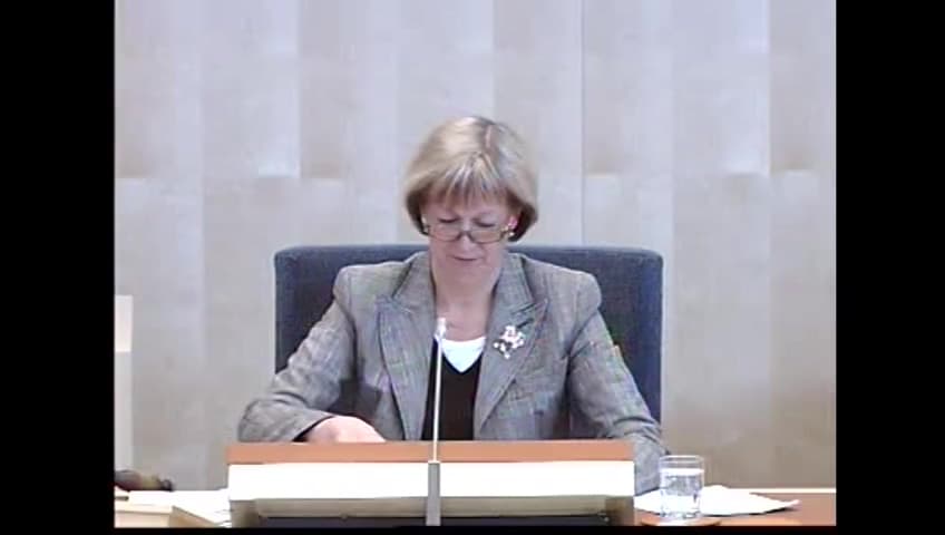 Stillbild från Debatt om förslag, Jämställdhet