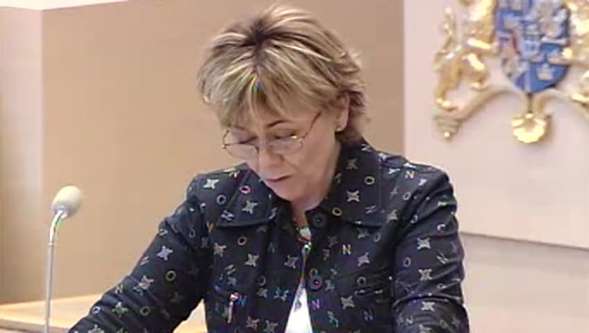 Stillbild från Interpellationsdebatt, Sjöfylleri