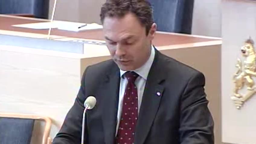 Stillbild från Interpellationsdebatt, Försämringar i skolan