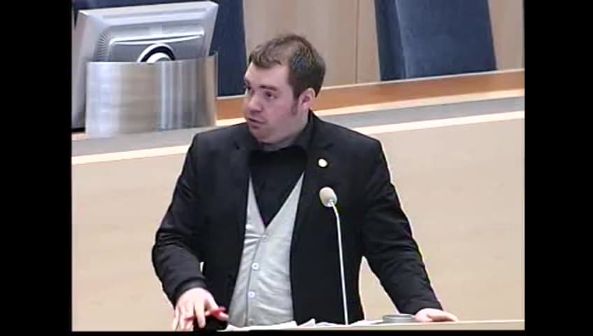 Stillbild från Debatt om förslag, Hälso- och sjukvårdsfrågor