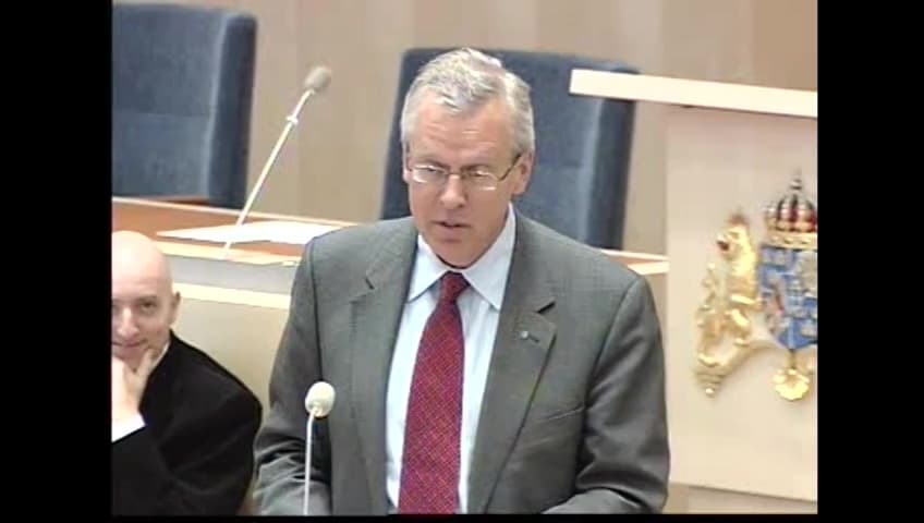 Stillbild från Interpellationsdebatt, Herrelösa fastigheter i Hästhagen
