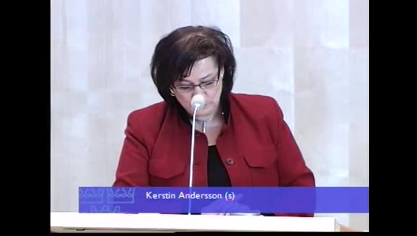 Stillbild från Debatt om förslag, Straffrättsliga frågor