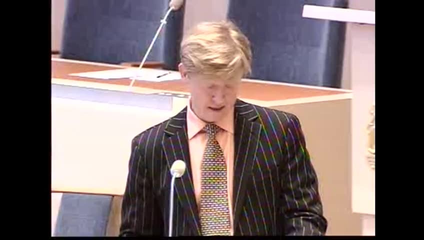 Stillbild från Interpellationsdebatt, Nedläggning av Hållbarhetsrådet