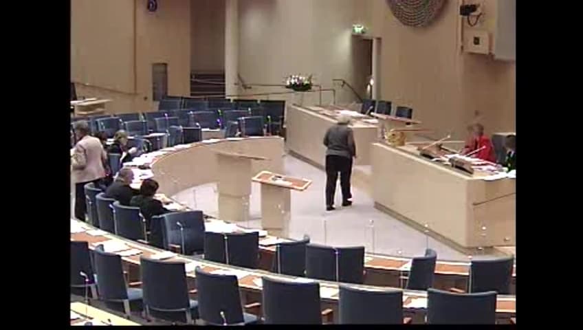 Stillbild från Debatt om förslag, Socialtjänstfrågor