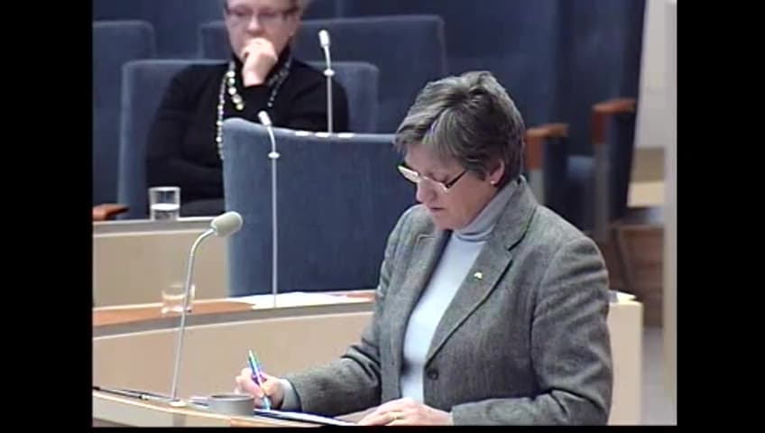 Stillbild från Interpellationsdebatt, Gränshinder i Norden