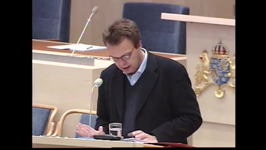 Stillbild från Interpellationsdebatt, Jobbavdrag
