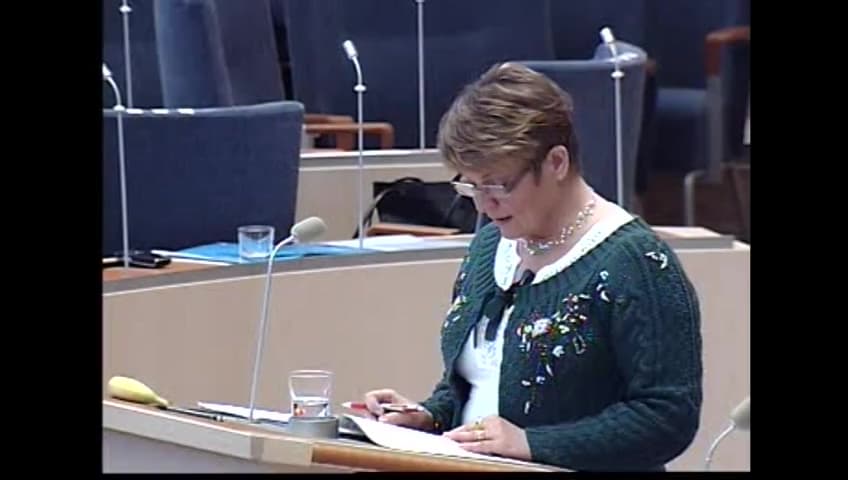 Stillbild från Interpellationsdebatt, Elpriserna och basindustrins konkurrenskraft