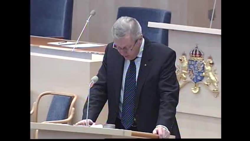 Stillbild från Interpellationsdebatt, Möjligheten att överklaga kommunala beslut