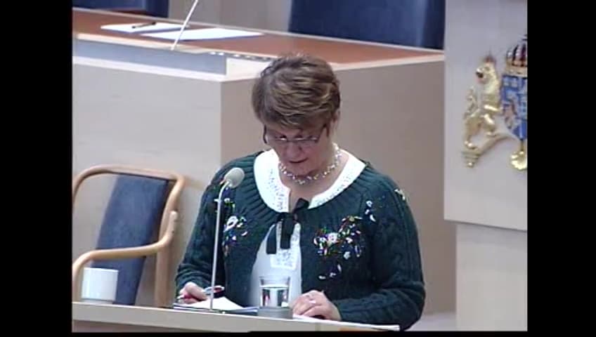 Stillbild från Interpellationsdebatt, Utsläppsrätter till fossilgas och skatt på fjärrvärme