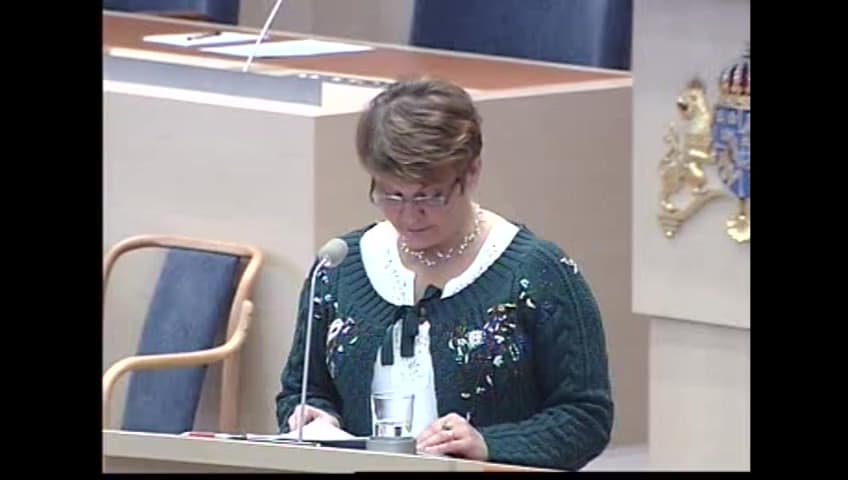 Stillbild från Interpellationsdebatt, Energieffektivisering