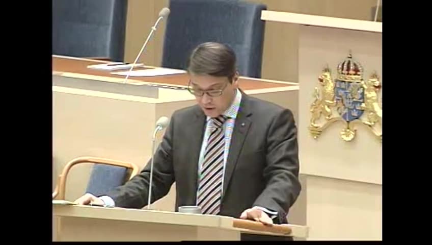 Stillbild från Interpellationsdebatt, Palliativ vård
