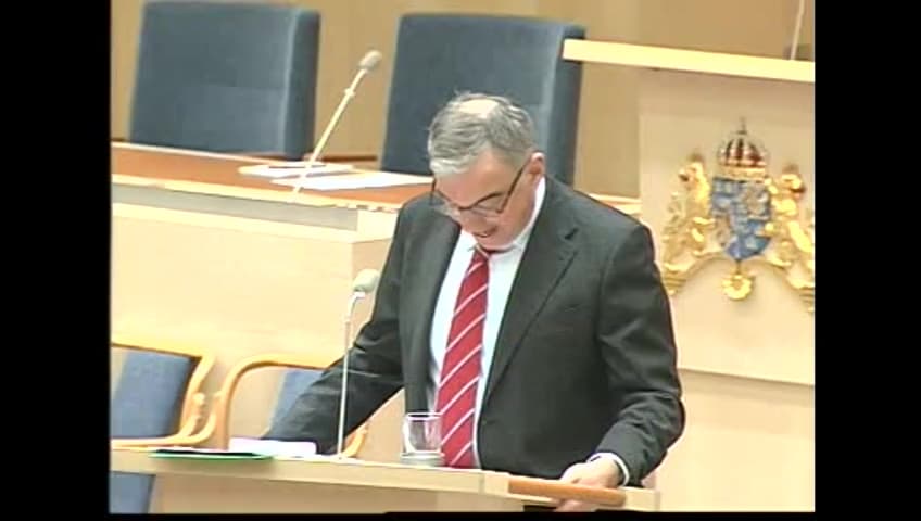 Stillbild från Interpellationsdebatt, Arbetslivsforskningens framtid