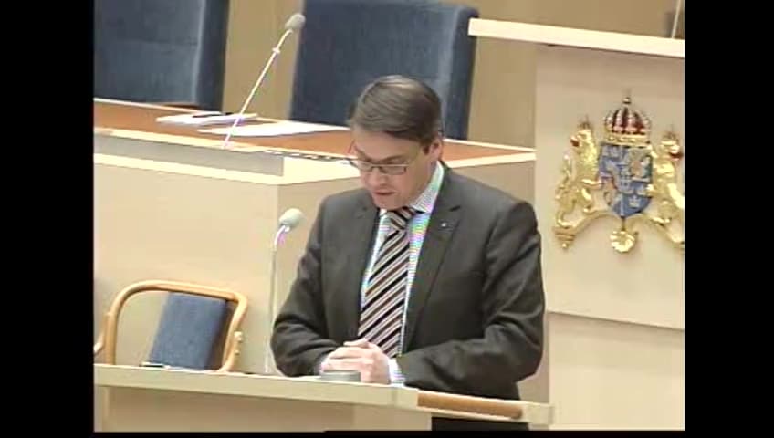 Stillbild från Interpellationsdebatt, Möjligheten att förskriva antroposofiska läkemedel