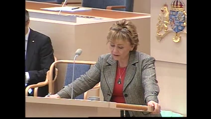 Stillbild från Interpellationsdebatt, Skilda valdagar