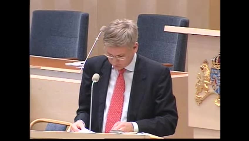Stillbild från Interpellationsdebatt, Bortförda barn