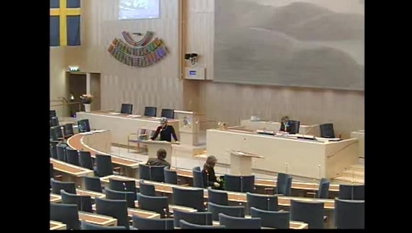 Stillbild från Interpellationsdebatt, Pålängebornas samåkning