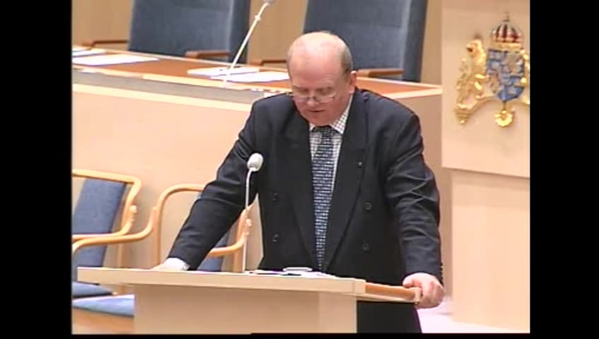 Stillbild från Interpellationsdebatt, Hästnäringen 