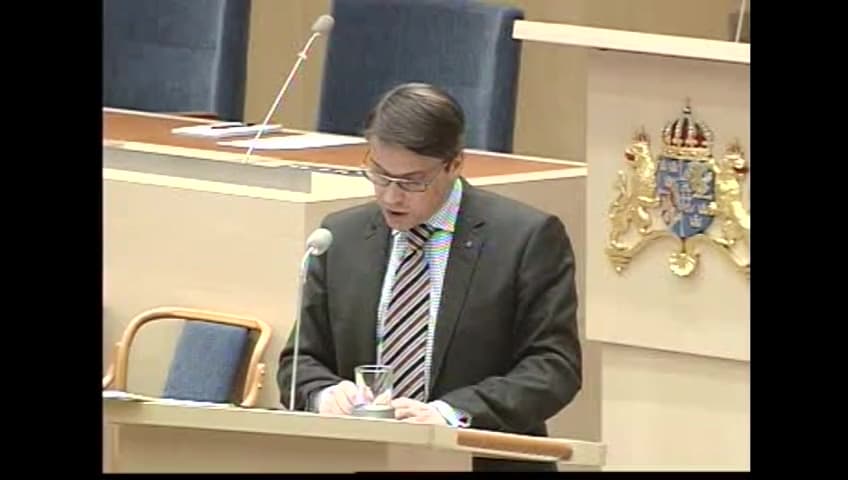 Stillbild från Interpellationsdebatt, Försämrad tandhälsa hos vissa barn