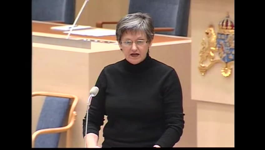 Stillbild från Interpellationsdebatt, Förtidspensionärernas ålderspension