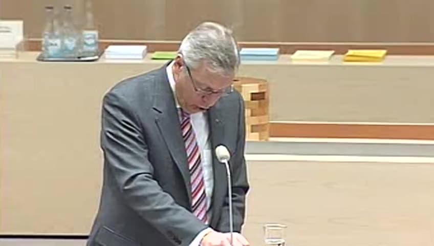 Stillbild från Interpellationsdebatt, Lagändringar rörande jäv och bisyssla i offentlig förvaltning