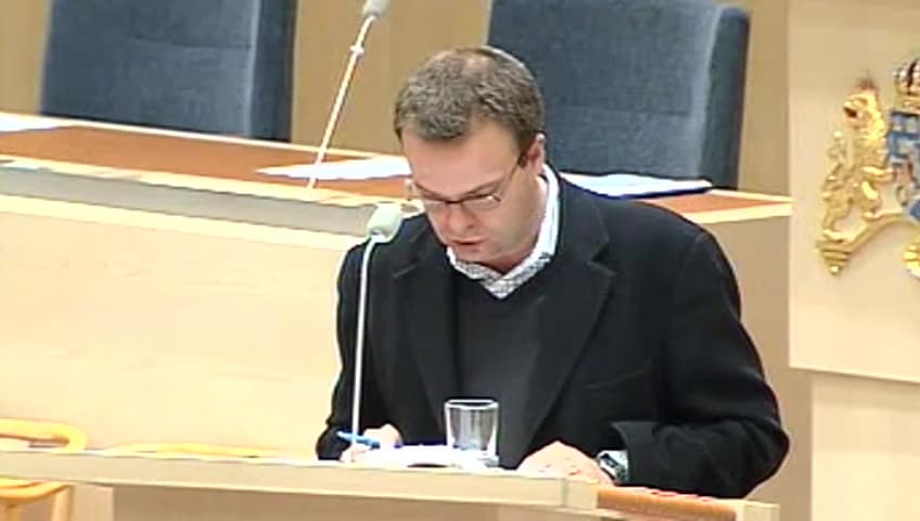 Stillbild från Interpellationsdebatt, Sommarjobb mot ungdomsarbetslöshet