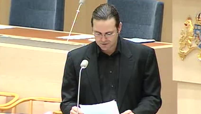 Stillbild från Interpellationsdebatt, Ensamstående kvinnor med barn och skattesänkningarna