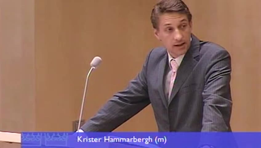 Stillbild från Debatt om förslag, Utgiftsområde 4 Rättsväsendet 