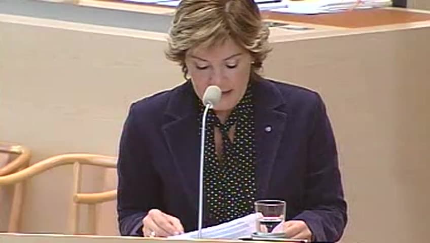 Stillbild från Interpellationsdebatt, Alkoholfrågan - en tydlig folkhälsofråga