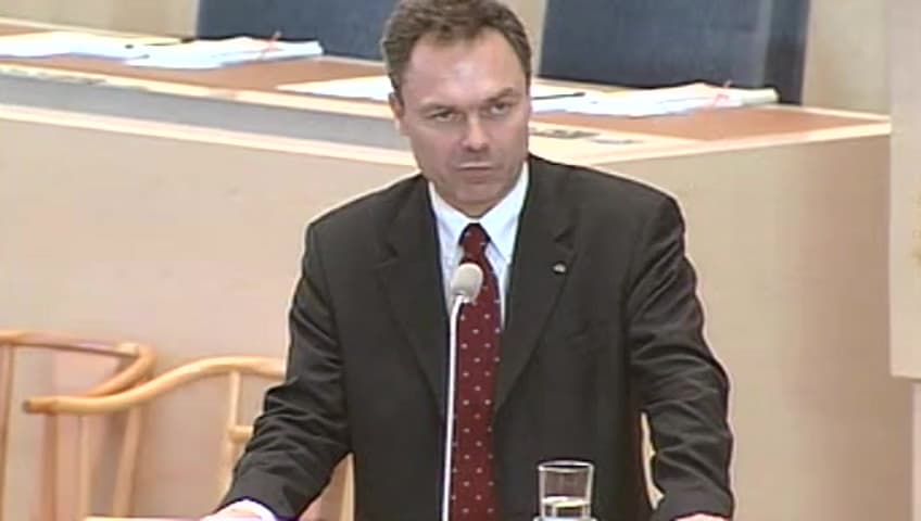 Stillbild från Interpellationsdebatt, Diskriminering i förskolan