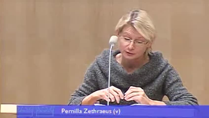 Stillbild från Debatt om förslag, Riksdagens arbetsformer