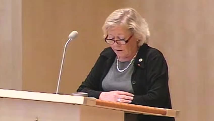 Stillbild från Debatt om förslag, Anslagen till Skatteverket, Kronofogdemyndigheten och Tullverket, m.m. (prop. 2006/07:1)