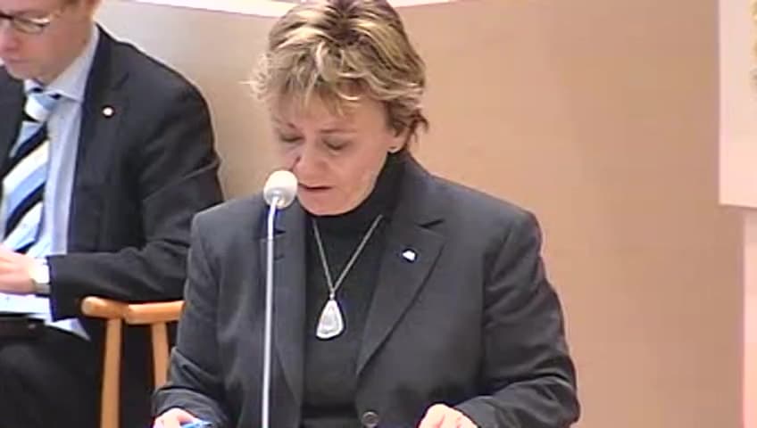 Stillbild från Interpellationsdebatt, Öppnare redovisning av partibidrag