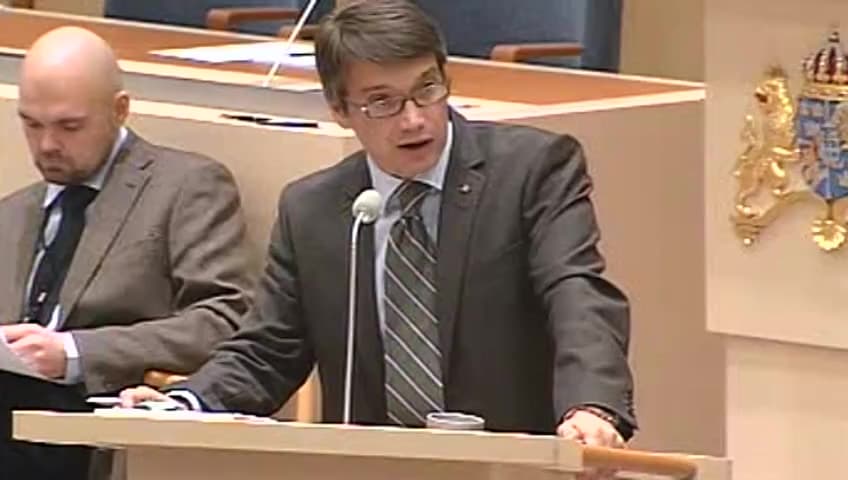 Stillbild från Interpellationsdebatt, Kilen