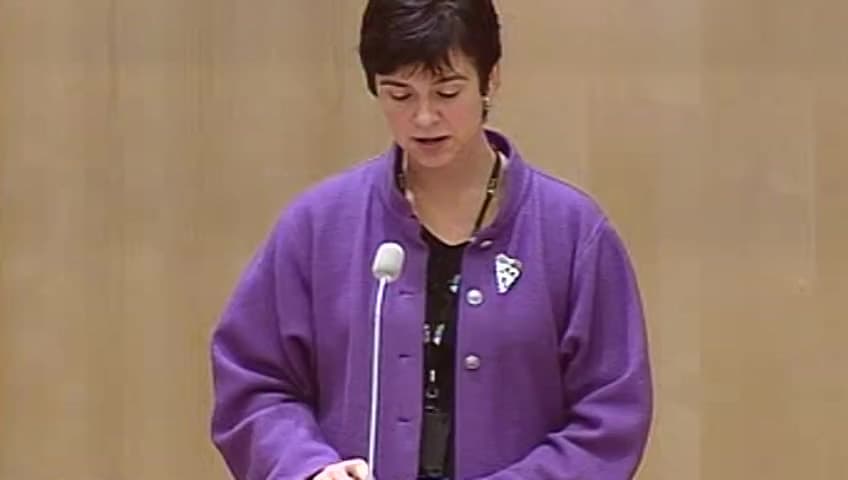 Stillbild från Debatt om förslag, Återkallande av vissa beslut rörande gymnasieskolan