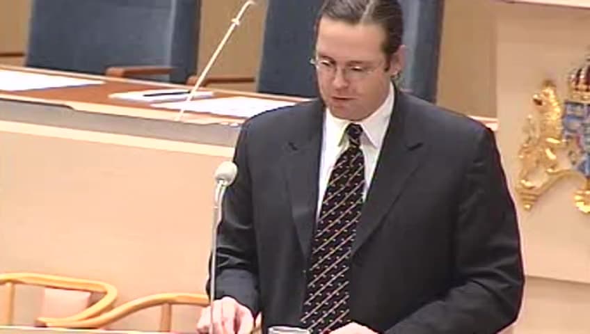 Stillbild från Interpellationsdebatt, Bristande beredning av skatteförslag
