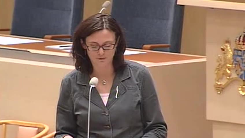 Stillbild från Interpellationsdebatt, Stimulering av EU-debatten
