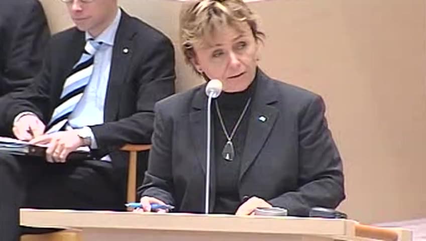 Stillbild från Interpellationsdebatt, Rättssäkra beredningar