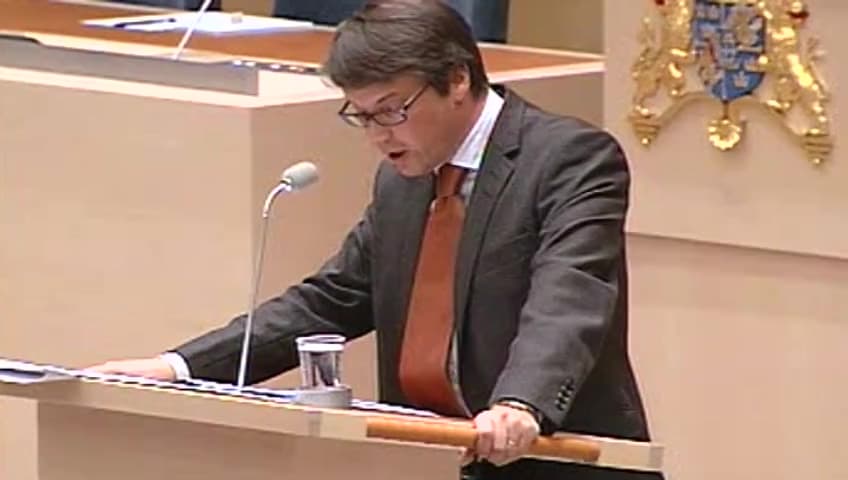Stillbild från Interpellationsdebatt, Föräldraförsäkringen och jämställdheten mellan kvinnor och män