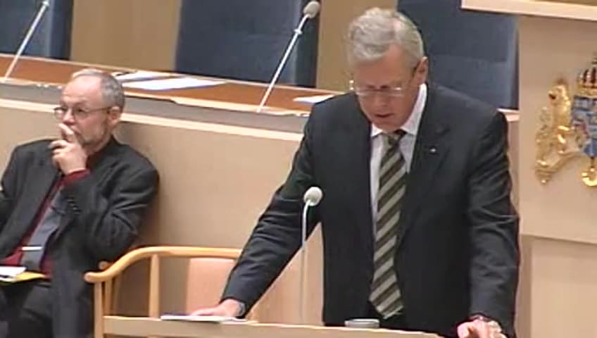 Stillbild från Interpellationsdebatt, Bostadspolitiken