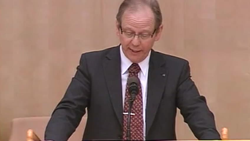 Stillbild från Debatt om förslag, Ökad kontroll av vapen