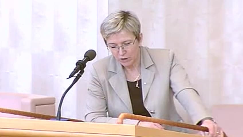 Stillbild från Debatt om förslag, Regional demokrati