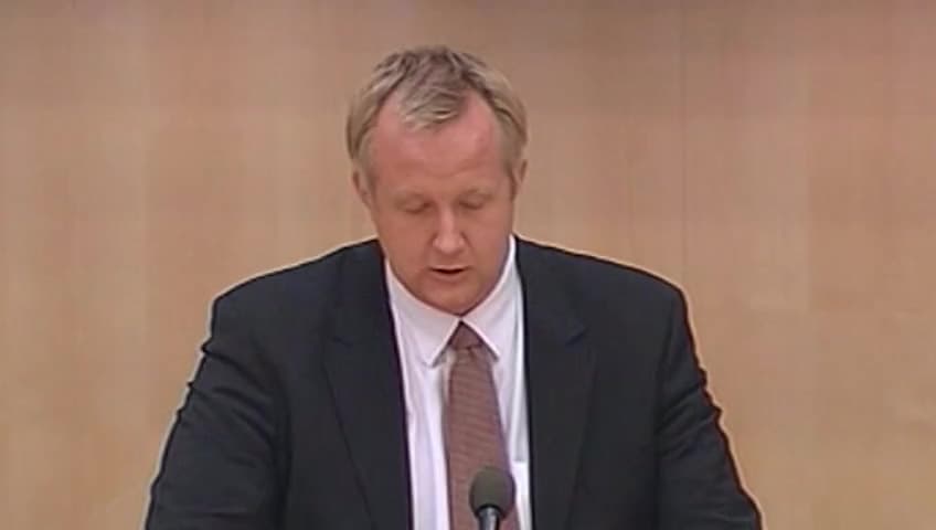 Stillbild från Debatt om förslag, Utgiftsområde 4 Rättsväsendet