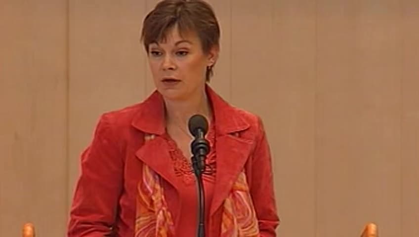 Stillbild från Debatt om förslag, Sveriges tillträde till FN:s tilläggsprotokoll mot människosmuggling