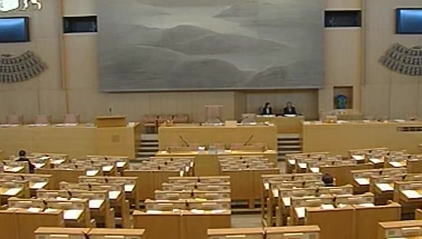 Stillbild från Debatt om förslag, Ett reformerat underhållsstöd
