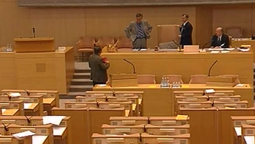 Stillbild från Debatt om förslag, Planfrågor