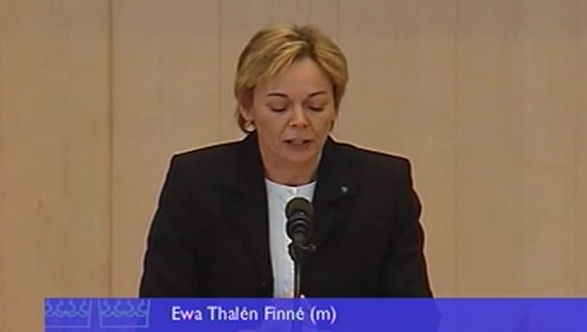 Stillbild från Debatt om förslag, Grundskolan