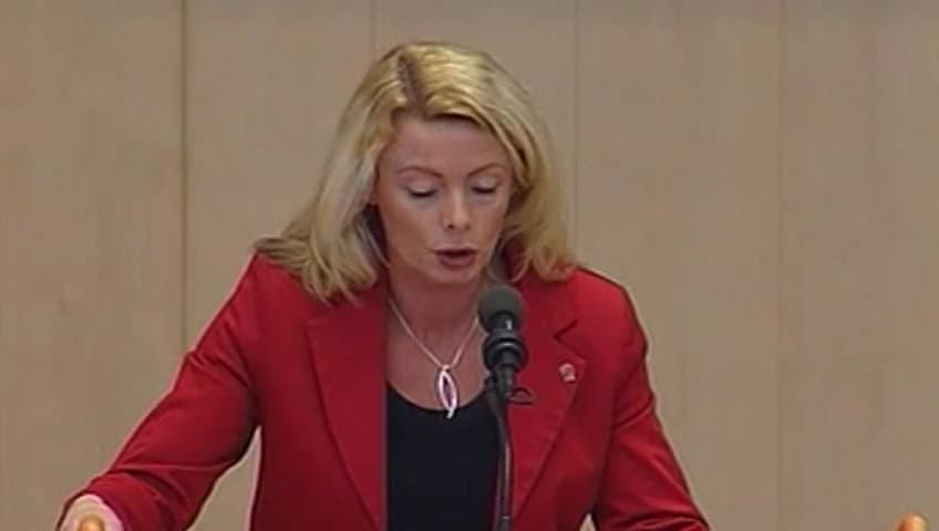 Stillbild från Debatt om förslag, Ny försäkringsavtalslag