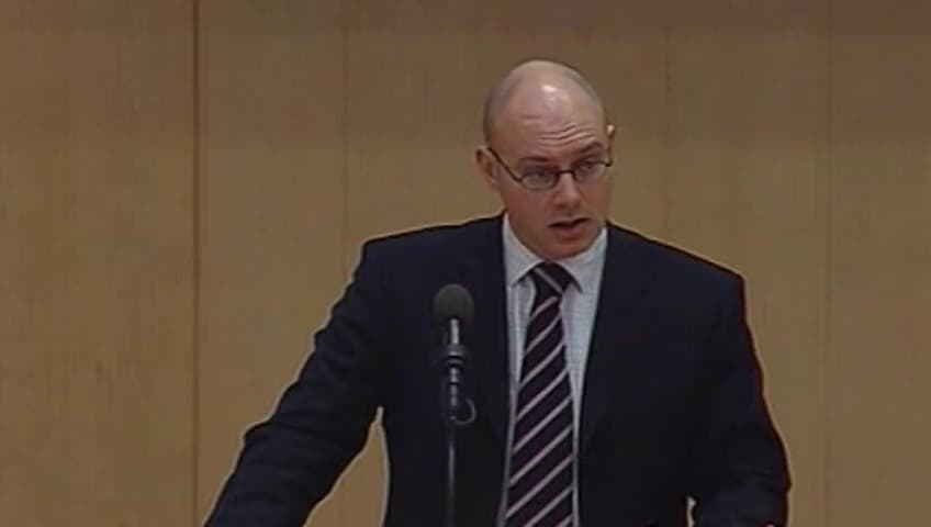 Stillbild från Debatt om förslag, Immaterialrättsliga frågor