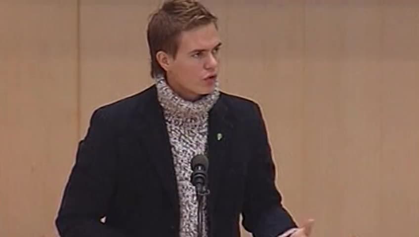 Stillbild från Debatt om förslag, Utgiftsområde 5 Internationell samverkan